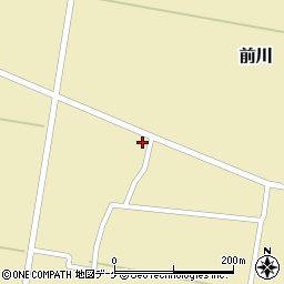 山形県酒田市前川前田33周辺の地図
