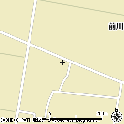 山形県酒田市前川前田周辺の地図