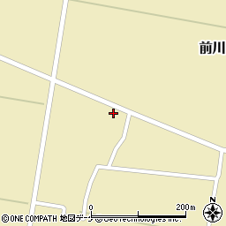 山形県酒田市前川（前田）周辺の地図