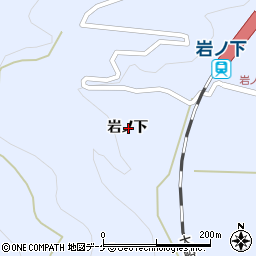 岩手県一関市東山町松川岩ノ下周辺の地図