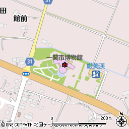 一関市博物館周辺の地図