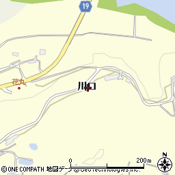 岩手県一関市狐禅寺川口周辺の地図