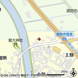 山形県酒田市豊里堂脇11周辺の地図