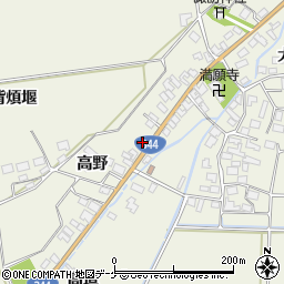 山形県酒田市安田高野33-1周辺の地図