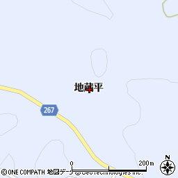 岩手県一関市東山町松川地蔵平周辺の地図