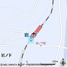 岩ノ下駅周辺の地図