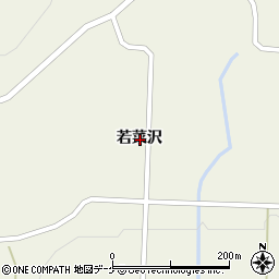 岩手県一関市室根町折壁若菜沢周辺の地図