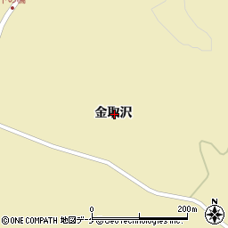 岩手県一関市千厩町奥玉金取沢周辺の地図