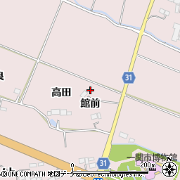岩手県一関市厳美町館前17周辺の地図