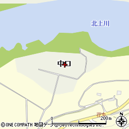 岩手県一関市舞川中口周辺の地図