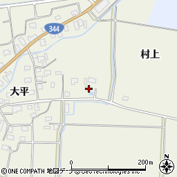 山形県酒田市安田大平8-2周辺の地図