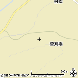 岩手県一関市千厩町奥玉萱刈場85-1周辺の地図