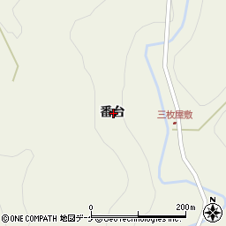 岩手県一関市舞川番台周辺の地図