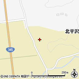 山形県酒田市北平沢堀ノ内周辺の地図