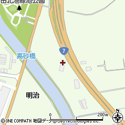 フィッシング庄内酒田店周辺の地図