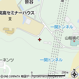 岩手県一関市赤荻笹谷393-181周辺の地図