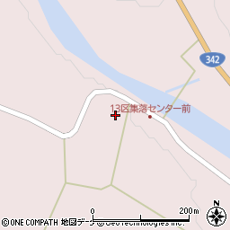 岩手県一関市厳美町中道222周辺の地図