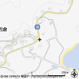 岩倉公民館周辺の地図
