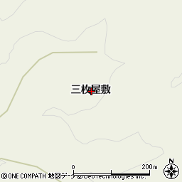 岩手県一関市舞川三枚屋敷周辺の地図
