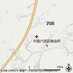 岩手県一関市中里沢田359-152周辺の地図