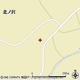 岩手県一関市千厩町奥玉北ノ沢47周辺の地図