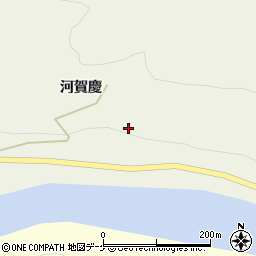 岩手県一関市舞川河賀慶43周辺の地図