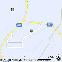 岩手県一関市東山町松川（台）周辺の地図