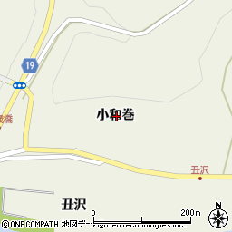 岩手県一関市舞川小和巻周辺の地図