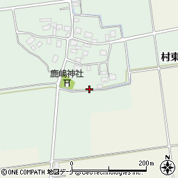 山形県酒田市保岡村東周辺の地図