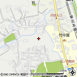 岩手県一関市中里沢田43周辺の地図