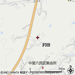 岩手県一関市中里沢田359-160周辺の地図