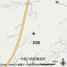 岩手県一関市中里沢田359-183周辺の地図