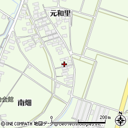 山形県酒田市藤塚元和里105周辺の地図