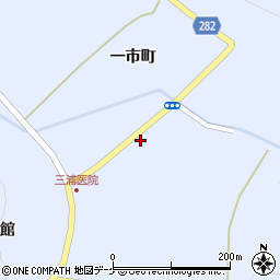 岩手県一関市東山町松川六日町周辺の地図