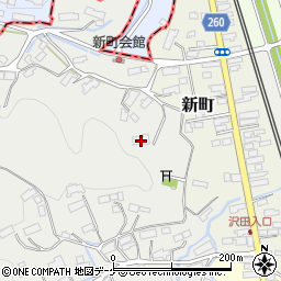 岩手県一関市中里沢田343-1周辺の地図