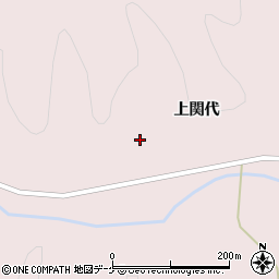 岩手県一関市千厩町磐清水上関代82周辺の地図