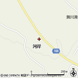 岩手県一関市舞川河岸周辺の地図