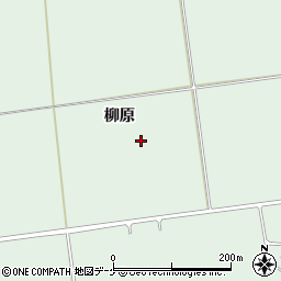 山形県酒田市保岡柳原周辺の地図