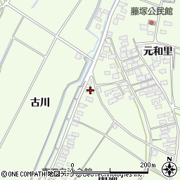 山形県酒田市藤塚南畑2-3周辺の地図