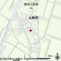 山形県酒田市藤塚元和里91周辺の地図