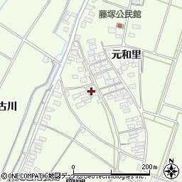 山形県酒田市藤塚元和里79周辺の地図