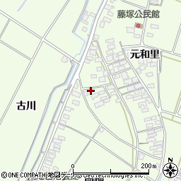 山形県酒田市藤塚元和里52周辺の地図