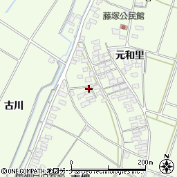 山形県酒田市藤塚元和里51周辺の地図