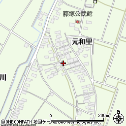 山形県酒田市藤塚元和里80周辺の地図