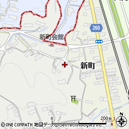 岩手県一関市中里沢田340周辺の地図
