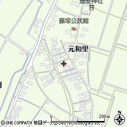 山形県酒田市藤塚元和里82周辺の地図