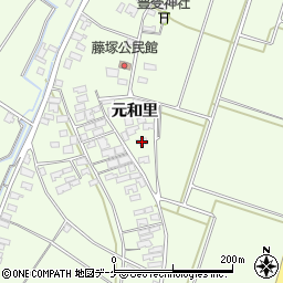 山形県酒田市藤塚元和里121周辺の地図