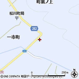 岩手県一関市東山町松川一市町13周辺の地図