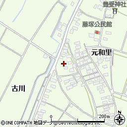 山形県酒田市藤塚元和里47周辺の地図