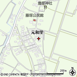 山形県酒田市藤塚元和里122周辺の地図